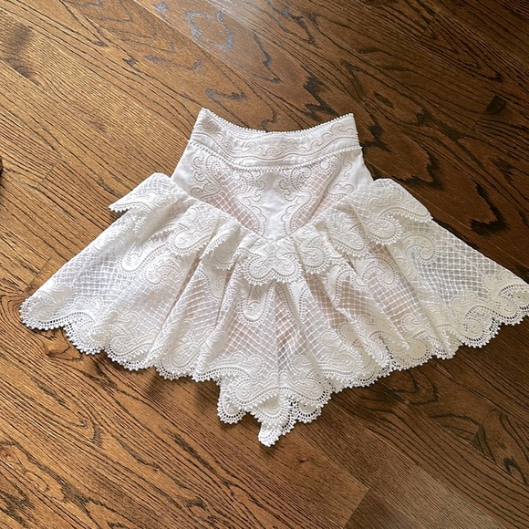 Zimmermann GLASSY WAVE FLIP SKIRT Size 1 Zimmermann - Picture 11 of 12